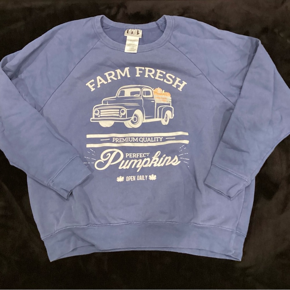 Farm Fresh Blue Women's Sweatshirt